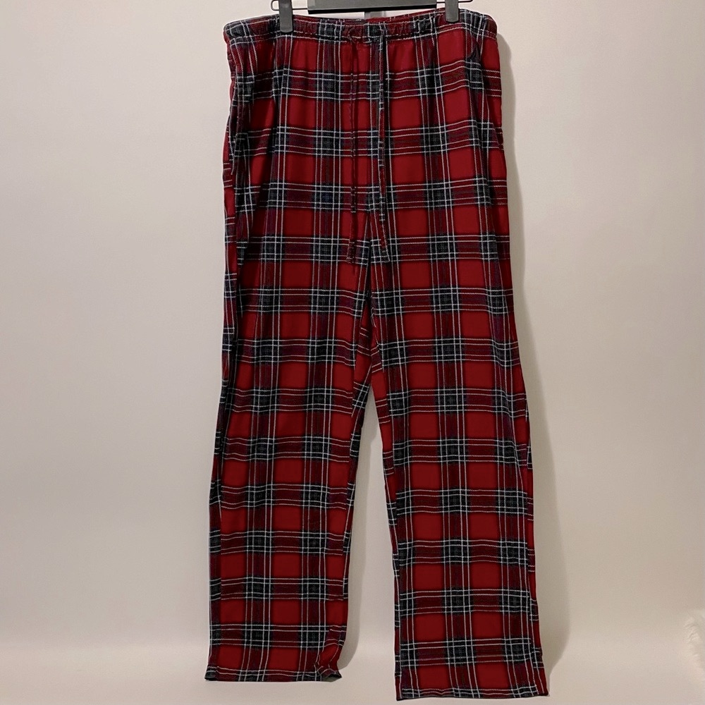 Nautical Red Plaid Pajama Lounge Pants